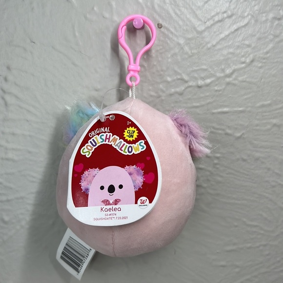Squishmallows Kaelea the Pink Koala 3.5” Clip 2022 Walgreens - Picture 3 of 4